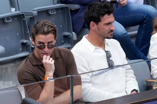 Tennis, WTA tournament in Rome, Mats Hummels in the audience