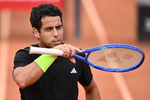 Jaume Munar (ESP) in action against Casper Ruud (NOR) during the Internazionali BNL d Italia Day Ten at Foro Italico on May 14, 2025 in Rome, Italy.  Copyright: xDomenicoxCippitelli IPAxSportx xipa-agency.netx xx IPA_57678201 IPA_Agency_IPA57678201
