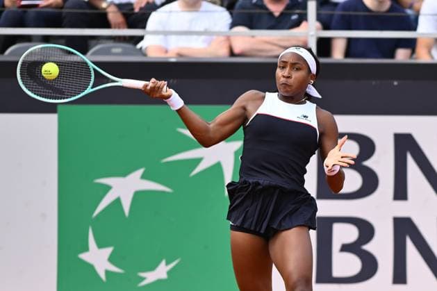 Coco Gauff (USA) and Alex Eala (PHL) in action against Sara Errani (ITA) and Jasmine Paolini (ITA) during the Internazionali BNL d Italia Day Ten at Foro Italico on May 14, 2025 in Rome, Italy.  Copyright: xDomenicoxCippitelli IPAxSportx xipa-agency.netx xx IPA_57678284 IPA_Agency_IPA57678284