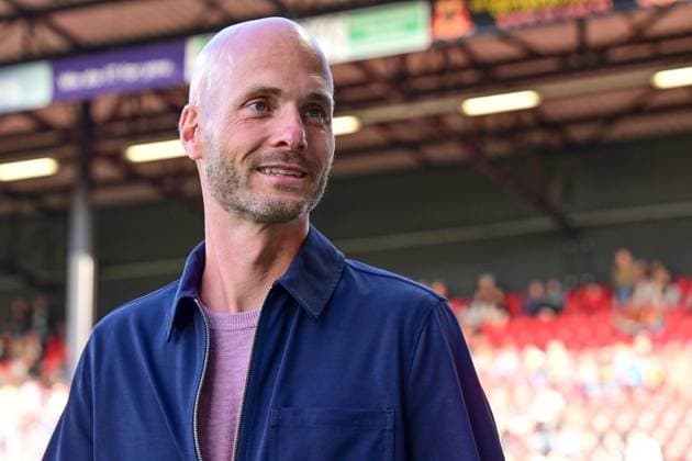 DEVENTER - Go Ahead Eagles coach Paul Simonis during the Dutch Eredivisie match between Go Ahead Eagles and sc Heerenveen at De Adelaarshorst on May 14, 2025 in Deventer, Netherlands. ANP Dutch Eredivisie 2024 25 xVIxANPxSportx xxANPxIVx 527420823 originalFilename: 527420823.jpg