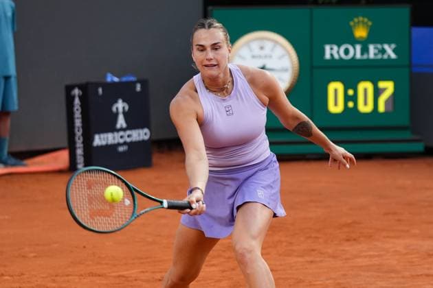 Foto IPP Cavaliere Emiliano. Roma 14 05 2025. Tennis Internazionali d Italia 2025. Nella foto: Aryna Sabalenka. Italy Photo Press - World Copyright italy ITALY  Copyright: xR4924_italyphotopressx