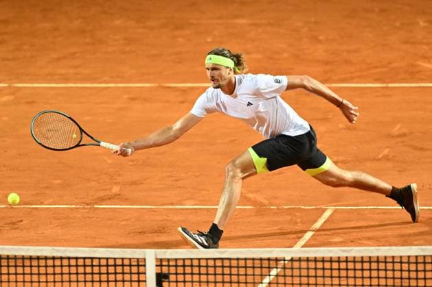 TENNIS - Internazionali di Tennis - Internazionali BNL d Italia Alexander Zverev (DEU) in action against Lorenzo Musetti (ITA) during the Internazionali BNL d Italia Day Ten at Foro Italico on May 14, 2025 in Rome, Italy. Rome Italy  Copyright: xIPAxSport ABACAx