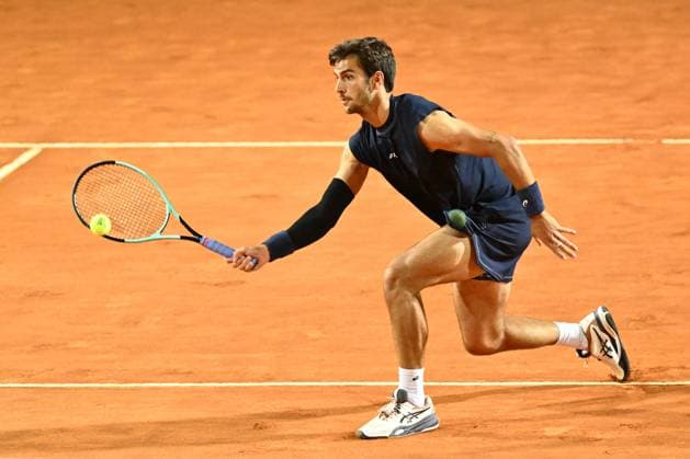TENNIS - Internazionali di Tennis - Internazionali BNL d Italia Lorenzo Musetti (ITA) in action against Alexander Zverev (DEU) during the Internazionali BNL d Italia Day Ten at Foro Italico on May 14, 2025 in Rome, Italy. Rome Italy  Copyright: xIPAxSport ABACAx