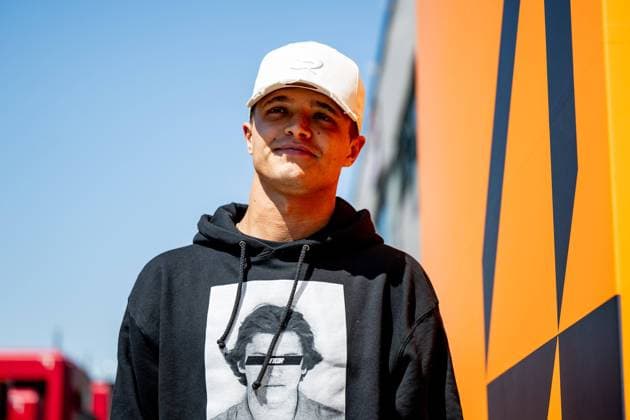 F1 - EMILIA ROMAGNA GRAND PRIX 2025 NORRIS Lando (gbr), McLaren F1 Team MCL39, portrait during the Formula 1 AWS Gran Premio del Made in Italy e Dell™Emilia-Romagna 2025, Emilia Romagna Grand Prix 2025, 7th round of the 2025 FIA Formula One World Championship, WM, Weltmeisterschaft from May 16 to 18, 2025 on the Autodromo Internazionale Enzo e Dino Ferrari, in Imola, Italy - ImolaItaly  Copyright: xALBERTOxVIMERCATIx