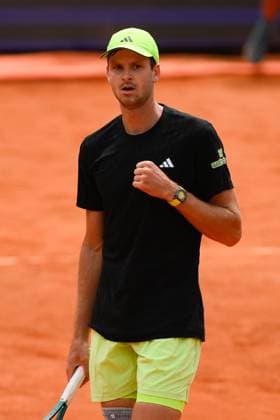 Foto IPP Cavaliere Emiliano. Roma 15 05 2025. Tennis Internazionali d Italia 2025. Nella foto: Hubert Hurkacz. Italy Photo Press - World Copyright italy ITALY  Copyright: xR4924_italyphotopressx