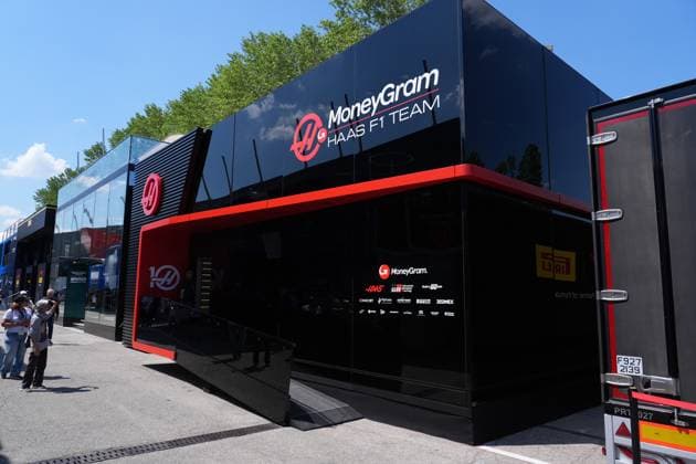 Formula 1 Grand Prix Emilia Romagna 2025 15 05 2025, Autodromo Enzo e Dino Ferrari, Imola, Formula 1 Grand Prix Emilia Romagna 2025 ,in the picture The new hospitality of the MoneyGram Haas F1 Team in Imola nordphotoxGmbHx xBratic nph00250