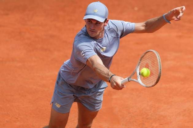 Tommy Paul of United States of America during the match against Hubert Hurkacz of Poland of America at the Internazionali BNL d Italia 2025 tennis tournament at Foro Italico in Rome, Italy on May 15, 2025. AntoniettaxBaldassarre