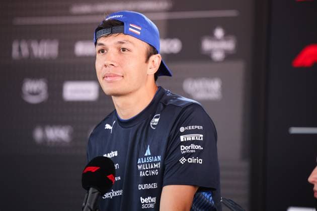 Alexander Albon Atlassian Williams Racing, 23 ,ITA, Formula 1 World Championship, Grand Prix Emilia Romagna Imola, Autodromo Enzo e Dino Ferrari, Media Day, 15 05 2025 ITA, Formula 1 World Championship, Grand Prix Emilia Romagna Imola, Autodromo Enzo e Dino Ferrari, Media Day, 15 05 2025 Imola Copyright: xEibner-Pressefoto AnnikaxGrafx EP_AGF
