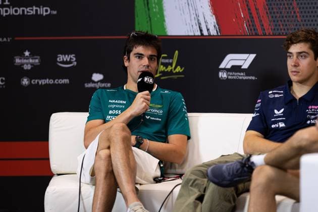 F1 - EMILIA ROMAGNA GRAND PRIX 2025 STROLL Lance (can), Aston Martin F1 Team AMR25, portrait during the Formula 1 AWS Gran Premio del Made in Italy e Dell™Emilia-Romagna 2025, Emilia Romagna Grand Prix 2025, 7th round of the 2025 FIA Formula One World Championship, WM, Weltmeisterschaft from May 16 to 18, 2025 on the Autodromo Internazionale Enzo e Dino Ferrari, in Imola, Italy - ImolaItaly  Copyright: xJavierxJimenezx