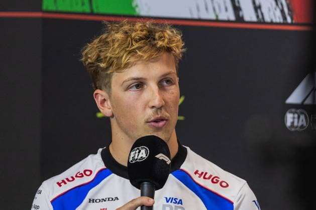 Autodromo Enzo e Dino Ferrari, Imola, Italy.15.May.2025; Liam Lawson of New Zealand and Oracle Red Bull Racing attend the press conference, PK, Pressekonferenz during Formula One Emilia Romagna Grand Prix  (290607336)
