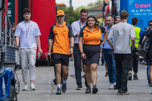 Autodromo Enzo e Dino Ferrari, Imola, Italy.15.May.2025; Oscar Piastri of Australia and McLaren F1 Team during Formula One Emilia Romagna Grand Prix  (290607436)