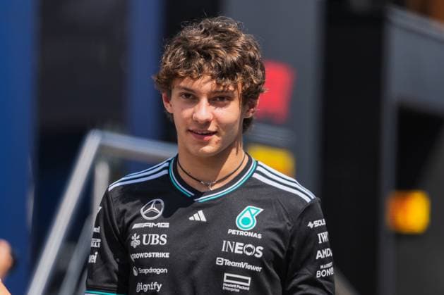 Autodromo Enzo e Dino Ferrari, Imola, Italy.15.May.2025; Andrea Kimi Antonelli of Italy and Mercedes-AMG PETRONAS F1 Team during Formula One Emilia Romagna Grand Prix  (290607534)