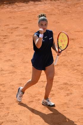 Jasmine Paolini (ITA) during the semi final against Peyton Stearns (USA) of the WTA, Tennis Damen Master 1000 Internazionali BNL d Italia tournament at Foro Italico on May 15, 2025 Fabrizio Corradetti LiveMedia  Copyright: xFabrizioxCorradetti IPAxSportx xipa-agency.netx xx IPA_57726854 IPA_Agency_IPA57726854