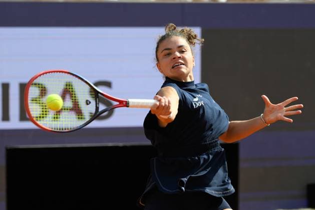 Jasmine Paolini (ITA) during the semi final against Peyton Stearns (USA) of the WTA, Tennis Damen Master 1000 Internazionali BNL d Italia tournament at Foro Italico on May 15, 2025 Fabrizio Corradetti LiveMedia  Copyright: xFabrizioxCorradetti IPAxSportx xipa-agency.netx xx IPA_57726864 IPA_Agency_IPA57726864