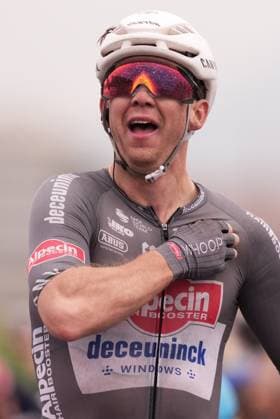 Groves Kaden Alexander of Alpecin-Deceuninck stage winner during the stage 6 of the Giro d™Italia from Potenza to Napoli, Italia - Thursday, May 15, 2025. - cycling.  Copyright: xMassimoxPaolone LaPressex