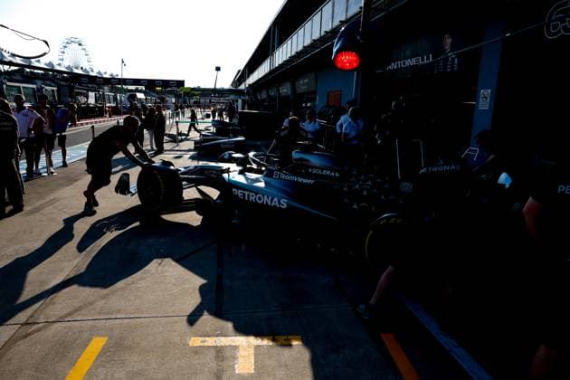 Mercedes AMG Petronas F1 Team, F1 Grand Prix of Emilia Romagna at Autodromo Internazionale Enzo e Dino Ferrari on May 15, 2025 in Imola, Italy Photo by HOCH ZWEI Imola Italy