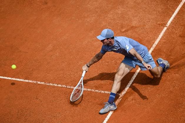 Tommy Paul in action during the Internazionali BNL d Italia match between Coco Gauff and Mirra Andreeva on 14 of May 2025 at Campo Centrale in Roma, Italy. Photo Tiziano Ballabio  Copyright: xTizianoxBallabio IPAxSportx xipa-agency.netx xx IPA_57731663 IPA_Agency_IPA57731663