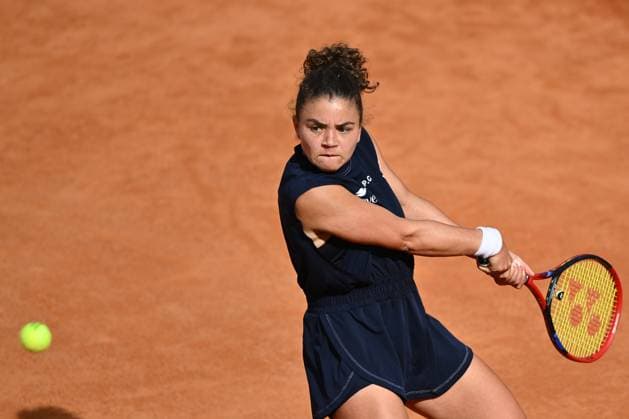 Internazionali BNL D Italia 2025 - Day Eleven Jasmine Paolini (ITA) competes against Peyton Stearns (USA) during the Internazionali BNL d Italia Day Eleven at Foro Italico in Rome, Italy, on May 15, 2025. Rome Italy Italy  Copyright: xDomenicoxCippitellix originalFilename:cippitelli-itainter250515_npPIG.jpg