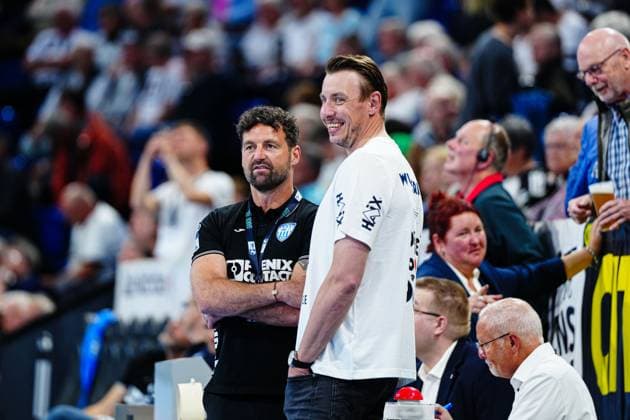 Florian Kehrmann TBV Lemgo Lippe, Coach , Filip Jicha THW Kiel, Coach GER, THW Kiel vs TBV Lemgo Lippe, Handball, Bundesliga, Matchday, 29, Season 2024 2025, 15 05 2025 GER, THW Kiel vs TBV Lemgo Lippe, Handball, Bundesliga, Matchday, 29, Season 2024 2025, 15 05 2025 Kiel Copyright: xEibner-Pressefoto MarcelxvonxFehrnx EP_MFN