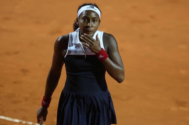 Rome, Italy 05 15 2025: Semifinals, women s singles, match Gauff Coco (USA) rank 3 against Qinwen Zheng (CHN) rank 8 during the Internazionali BNL d Italia 2025 WTA, Tennis Damen Masters 1000 women s circuit in Rome at the Foro Italico.  Copyright: xmarcoxiacobuccix xipa-agency.netx xmarcoxiacobuccix 0818649312st