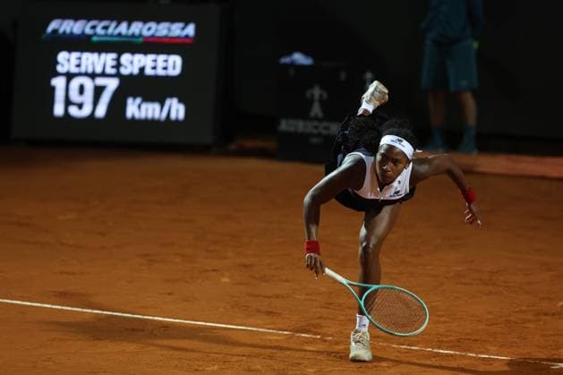 Rome, Italy 05 15 2025: Semifinals, women s singles, match Gauff Coco (USA) rank 3 against Qinwen Zheng (CHN) rank 8 during the Internazionali BNL d Italia 2025 WTA, Tennis Damen Masters 1000 women s circuit in Rome at the Foro Italico.  Copyright: xmarcoxiacobuccix xipa-agency.netx xmarcoxiacobuccix 0818649337st
