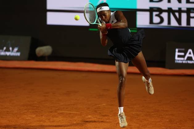 Rome, Italy 05 15 2025: Semifinals, women s singles, match Gauff Coco (USA) rank 3 against Qinwen Zheng (CHN) rank 8 during the Internazionali BNL d Italia 2025 WTA, Tennis Damen Masters 1000 women s circuit in Rome at the Foro Italico.  Copyright: xmarcoxiacobuccix xipa-agency.netx xmarcoxiacobuccix 0818649979st