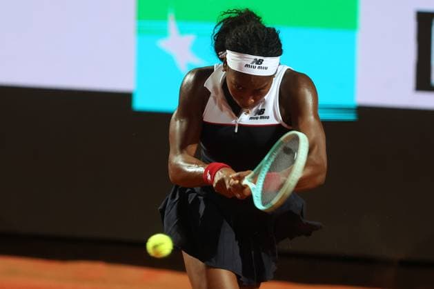 Rome, Italy 05 15 2025: Semifinals, women s singles, match Gauff Coco (USA) rank 3 against Qinwen Zheng (CHN) rank 8 during the Internazionali BNL d Italia 2025 WTA, Tennis Damen Masters 1000 women s circuit in Rome at the Foro Italico.  Copyright: xmarcoxiacobuccix xipa-agency.netx xmarcoxiacobuccix 0818651258st