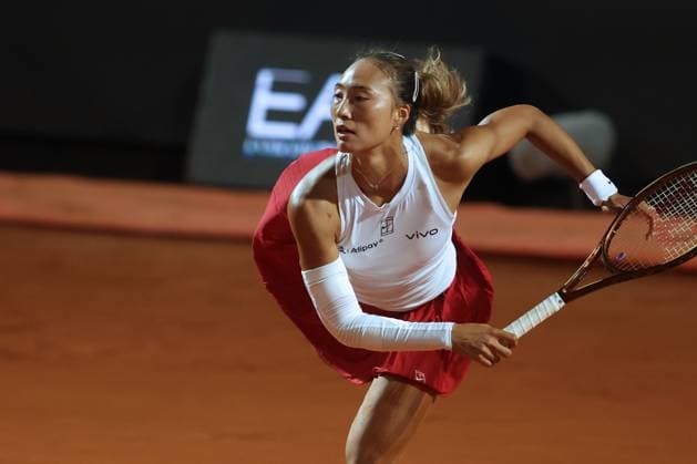 Rome, Italy 05 15 2025: Semifinals, women s singles, match Gauff Coco (USA) rank 3 against Qinwen Zheng (CHN) rank 8 during the Internazionali BNL d Italia 2025 WTA, Tennis Damen Masters 1000 women s circuit in Rome at the Foro Italico.  Copyright: xmarcoxiacobuccix xipa-agency.netx xmarcoxiacobuccix 0818651700st