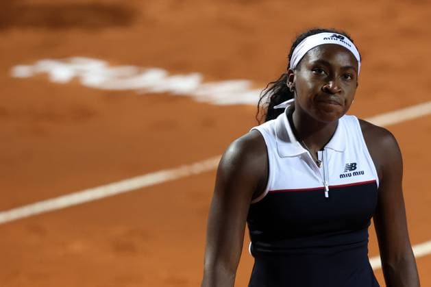 Rome, Italy, italy: Rome, Italy 05 15 2025: Semifinals, women s singles, match Gauff Coco (USA) rank 3 against Qinwen Zheng (CHN) rank 8 during the Internazionali BNL d Italia 2025 WTA, Tennis Damen Masters 1000 women s circuit in Rome at the Foro Italico. Tennis: WTA Masters 1000 Women At Foro Italico In Rome - Semifinals, Women S Singles, Gauff Coco (USA) Rank 3 Vs Qinwen Zheng (CHN)  - ZUMAp169 20250515_zea_p169_1420 Copyright: xmarcoxiacobuccix