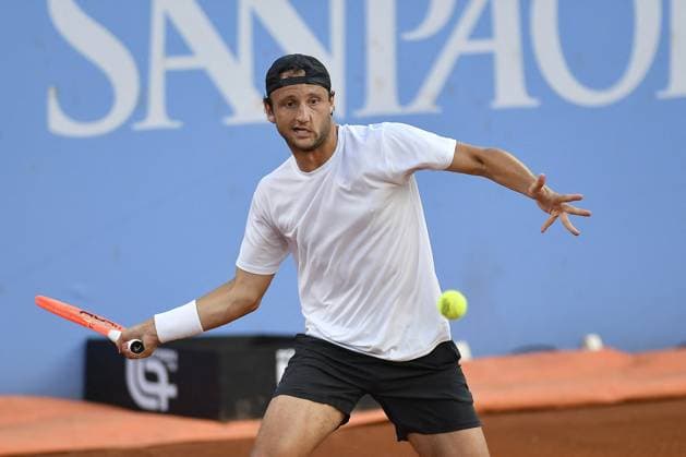 TENNIS - Internazionali di Tennis - Piemonte Open Intesa Sanpaolo Italy, Turin 14th May 2025 ATP, Tennis Herren Challenger 175 Piemonte Open Intesa Sanpaolo, Sporting Press Club (Turin) Alexander Bublik (Kaz) Vs Federico Arnaboldi (Ita) 0-6 6-3 6-3 Turin Italy  Copyright: xIPAxSport ABACAx