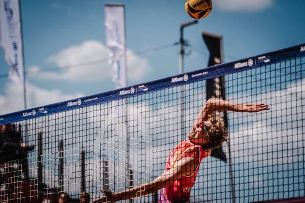 Beach volleyball, German Beach Tour in Düsseldorf