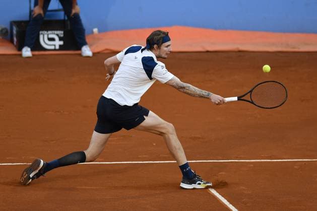 TENNIS - Internazionali di Tennis - Piemonte Open Intesa Sanpaolo Italy, Turin 14th May 2025 ATP, Tennis Herren Challenger 175 Piemonte Open Intesa Sanpaolo, Sporting Press Club (Turin) Alexander Bublik (Kaz) Vs Federico Arnaboldi (Ita) 0-6 6-3 6-3 Turin Italy  Copyright: xIPAxSport ABACAx
