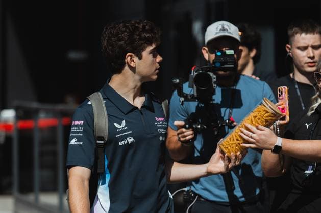 May 15, 2025, Imola, Bologna, Italy: FRANCO COLAPINTO (Alpine new driver) entering the paddock for the Formula 1 Emilia-Romagna Grand Prix on media day Imola Italy - ZUMAr193 20250515_zsp_r193_006 Copyright: xSaraxRuffonix