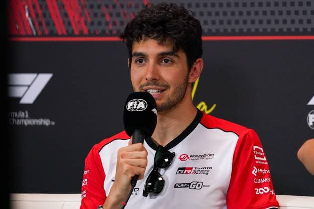 May 15, 2025, Imola, Bo, ITALY: Esteban Ocon (FRA) - Haas F1 Team - Haas VF-25 - Ferrari in drivers press conference, PK, Pressekonferenz during Formula 1 AWS Gran Premio del Made in Italy e dell Emilia Romagna 2025 - Autodromo Enzo e Dino Ferrari, Imola (BO) Italy from 15th to 18th May 2025, Imola ITALY - ZUMAm217 20250515_zsp_m217_076 Copyright: xAlessioxDexMarcox