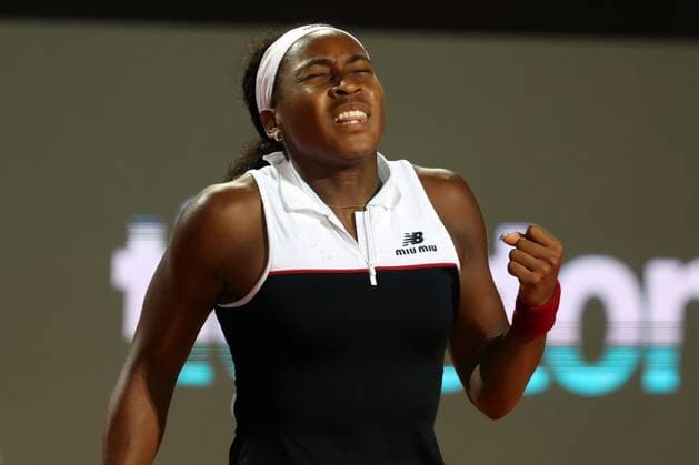 Rome, Italy 05 15 2025: Semifinals, women s singles, match Gauff Coco (USA) rank 3 wins against Qinwen Zheng (CHN) rank 8 during the Internazionali BNL d Italia 2025 WTA, Tennis Damen Masters 1000 women s circuit in Rome at the Foro Italico.  Copyright: xmarcoxiacobuccix xipa-agency.netx xmarcoxiacobuccix 0818680714st