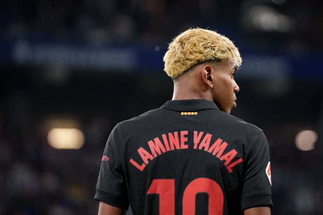 RCD Espanyol de Barcelona v FC Barcelona, Barca - La Liga EA Sports Portrait of Lamine Yamal of FC Barcelona during the La Liga match against RCD Espanyol at RCDE Stadium in Cornella de Llobregat, Spain, on May 15, 2025. Barcelona Spain  Copyright: xLeonardoxGerzonx originalFilename:gerzon-notitle250515_nptwy.jpg