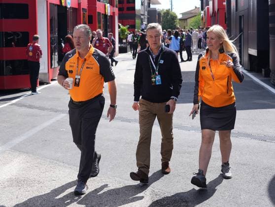 Formula 1 Grand Prix Emilia Romagna 2025 16 05 2025, Autodromo Enzo e Dino Ferrari, Imola, Formula 1 Grand Prix Emilia Romagna 2025 ,in the picture Managing Director Zak Brown McLaren Formula 1 Team nordphotoxGmbHx xBratic nph00250