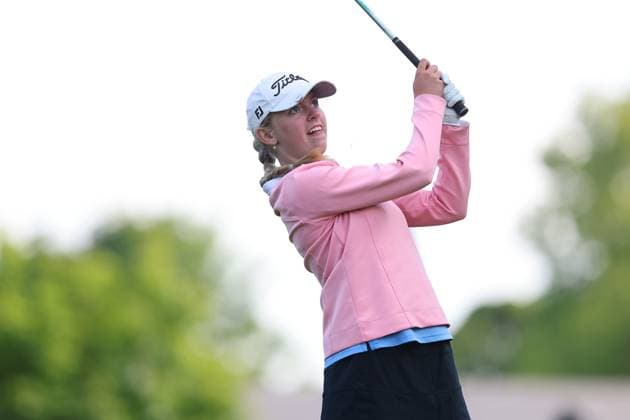 REPRO FREE *PRESS RELEASE NO REPRODUCTION FEE* EDITORIAL USE ONLY Flogas Irish Girl s Amateur Open Championship, Corrstown Golf Club, Dublin 16 5 2025 Gemma McMeekin Gemma McMeekin 16 5 2025  Copyright: x INPHO RyanxByrnex RB1_6061