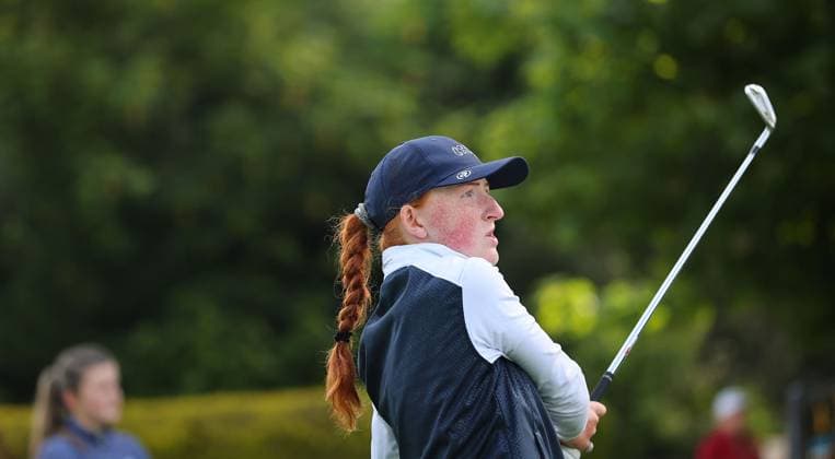 REPRO FREE *PRESS RELEASE NO REPRODUCTION FEE* EDITORIAL USE ONLY Flogas Irish Girl s Amateur Open Championship, Corrstown Golf Club, Dublin 16 5 2025 Ella Cantwell Ella Cantwell 16 5 2025  Copyright: x INPHO RyanxByrnex RB1_6477