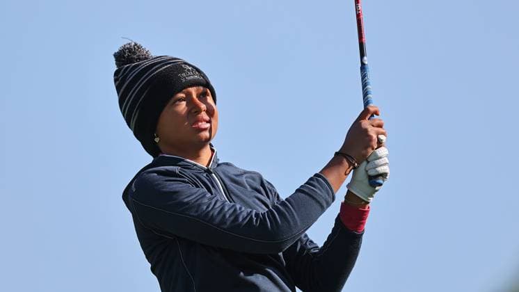 REPRO FREE *PRESS RELEASE NO REPRODUCTION FEE* EDITORIAL USE ONLY Flogas Irish Girl s Amateur Open Championship, Corrstown Golf Club, Dublin 16 5 2025 Nina Fischer Nina Fischer 16 5 2025  Copyright: x INPHO RyanxByrnex RB1_7095