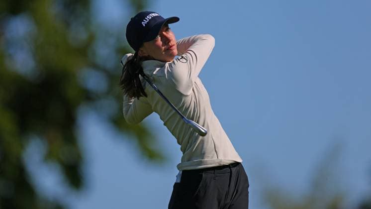 REPRO FREE *PRESS RELEASE NO REPRODUCTION FEE* EDITORIAL USE ONLY Flogas Irish Girl s Amateur Open Championship, Corrstown Golf Club, Dublin 16 5 2025 Eva Mooslechner Eva Mooslechner 16 5 2025  Copyright: x INPHO RyanxByrnex RB1_7616