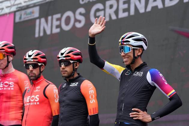 Bernal Gomez Egan Arley of Ineos Grenadiers during the stage 7 of the Giro d™Italia from Castel di Sangro to Tagliacozzo, Italy - Friday, May 16, 2025. - cycling.  Copyright: xGianxMattiaxD Alberto LaPressex