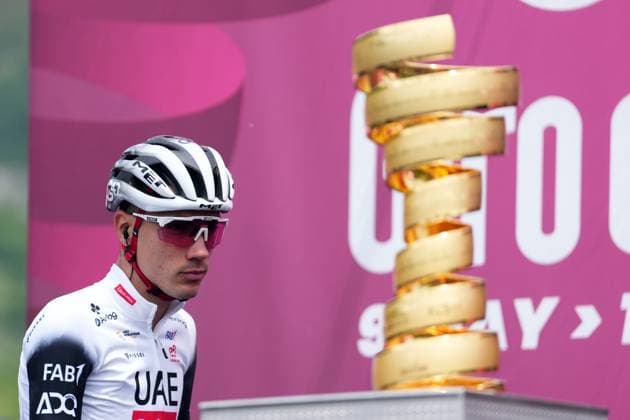 Ayuso Pesquera Juan of Uae Team Emirates during the stage 7 of the Giro d™Italia from Castel di Sangro to Tagliacozzo, Italy - Friday, May 16, 2025. - cycling.  Copyright: xGianxMattiaxD Alberto LaPressex