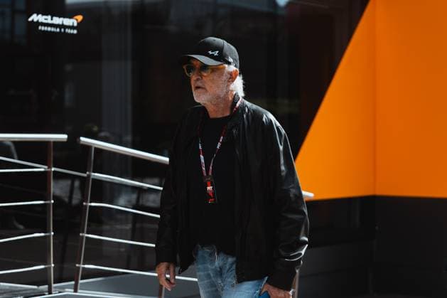 May 16, 2025, Imola, Bologna, Italy: FLAVIO BRIATORE entering the Formula 1 paddock at the Emilia-Romgna Grand Prix 2025 Imola Italy - ZUMAr193 20250516_zsp_r193_022 Copyright: xSaraxRuffonix