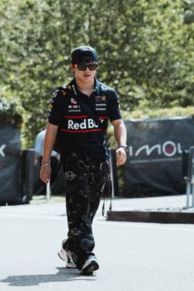 May 16, 2025, Imola, Bologna, Italy: YUKI TSUNODA (Red Bull Racing) entering the Formula 1 paddock at the Emilia-Romgna Grand Prix 2025 Imola Italy - ZUMAr193 20250516_zsp_r193_027 Copyright: xSaraxRuffonix