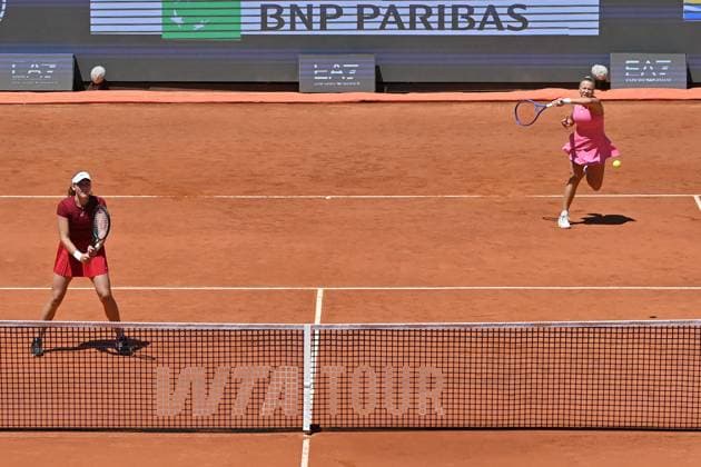 Internazionali BNL d Italia Mirra Andreeva,Diana Shnaider during the Internazionali BNL d Italia 2025 at Foro Italico, Italy, May 16th, 2025 Imago-Images Emmefoto Copyright: xImago-Images Emmefotox