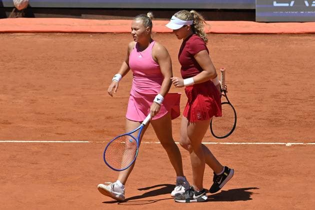 Internazionali BNL d Italia Mirra Andreeva,Diana Shnaider during the Internazionali BNL d Italia 2025 at Foro Italico, Italy, May 16th, 2025 Imago-Images Emmefoto Copyright: xImago-Images Emmefotox