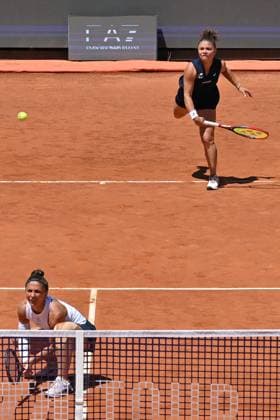Internazionali BNL d Italia Jasmine Paolini, Sara Errani during the Internazionali BNL d Italia 2025 at Foro Italico, Italy, May 16th, 2025 Imago-Images Emmefoto Copyright: xImago-Images Emmefotox