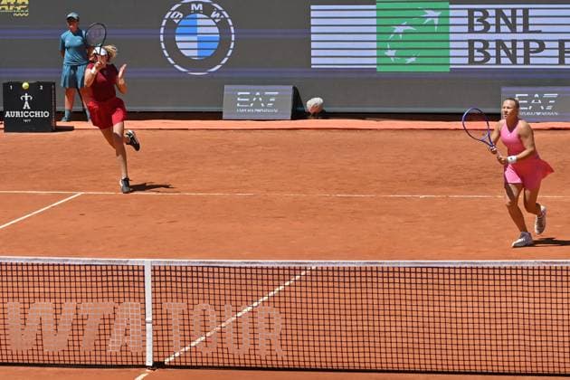 Internazionali BNL d Italia Mirra Andreeva,Diana Shnaider during the Internazionali BNL d Italia 2025 at Foro Italico, Italy, May 16th, 2025 Imago-Images Emmefoto Copyright: xImago-Images Emmefotox