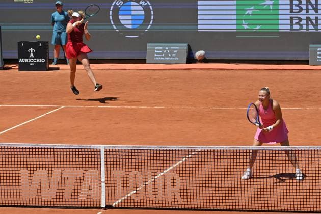 Internazionali BNL d Italia Mirra Andreeva,Diana Shnaider during the Internazionali BNL d Italia 2025 at Foro Italico, Italy, May 16th, 2025 Imago-Images Emmefoto Copyright: xImago-Images Emmefotox